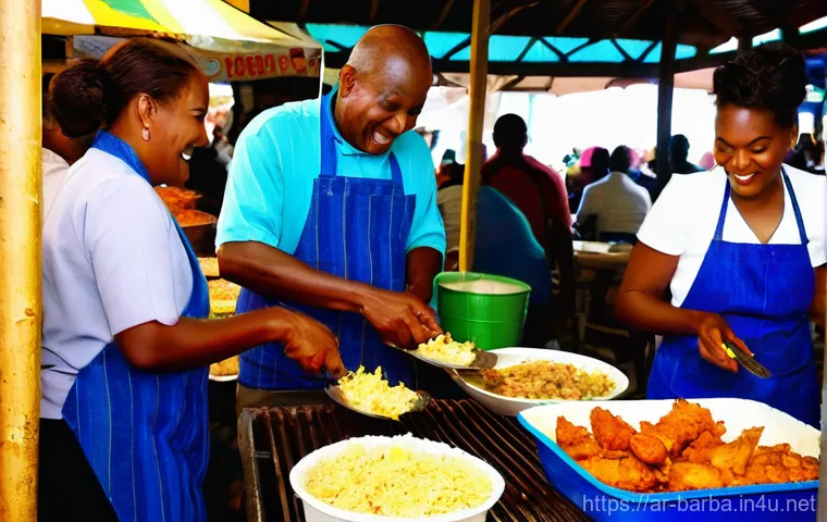 바베이도스 물가 및 예산 계획 - **Prompt:** A serene, tastefully dressed individual in smart casual attire is enjoying a peaceful mo...