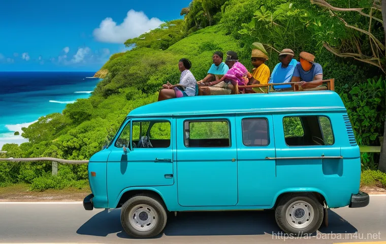 바베이도스 물가 및 예산 계획 - **Prompt:** A vibrant and lively scene at the famous Oistins Fish Fry in Barbados during the early e...